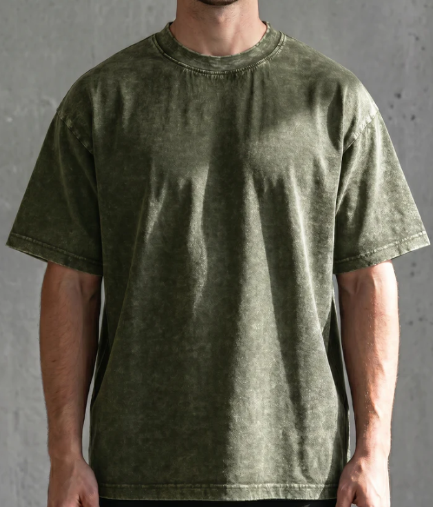 Pure cotton retro short-sleeved T-shirt