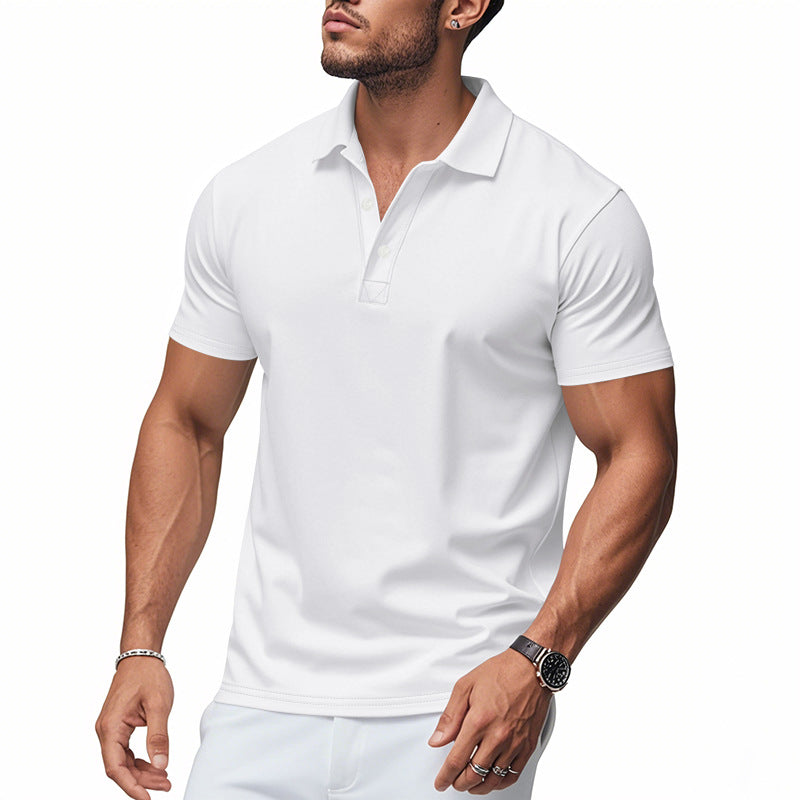 Golf casual business breathable quick-drying polo short-sleeved shirt