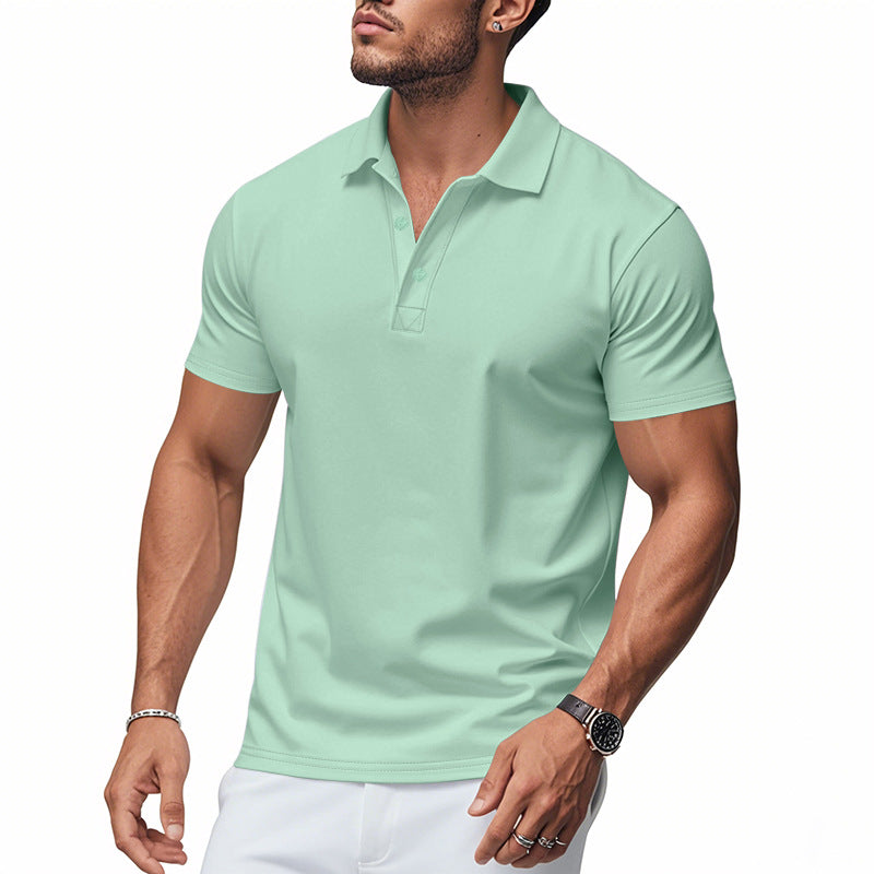 Golf casual business breathable quick-drying polo short-sleeved shirt