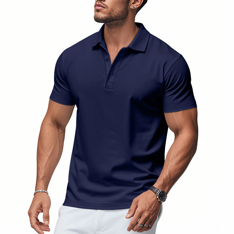 Golf casual business breathable quick-drying polo short-sleeved shirt