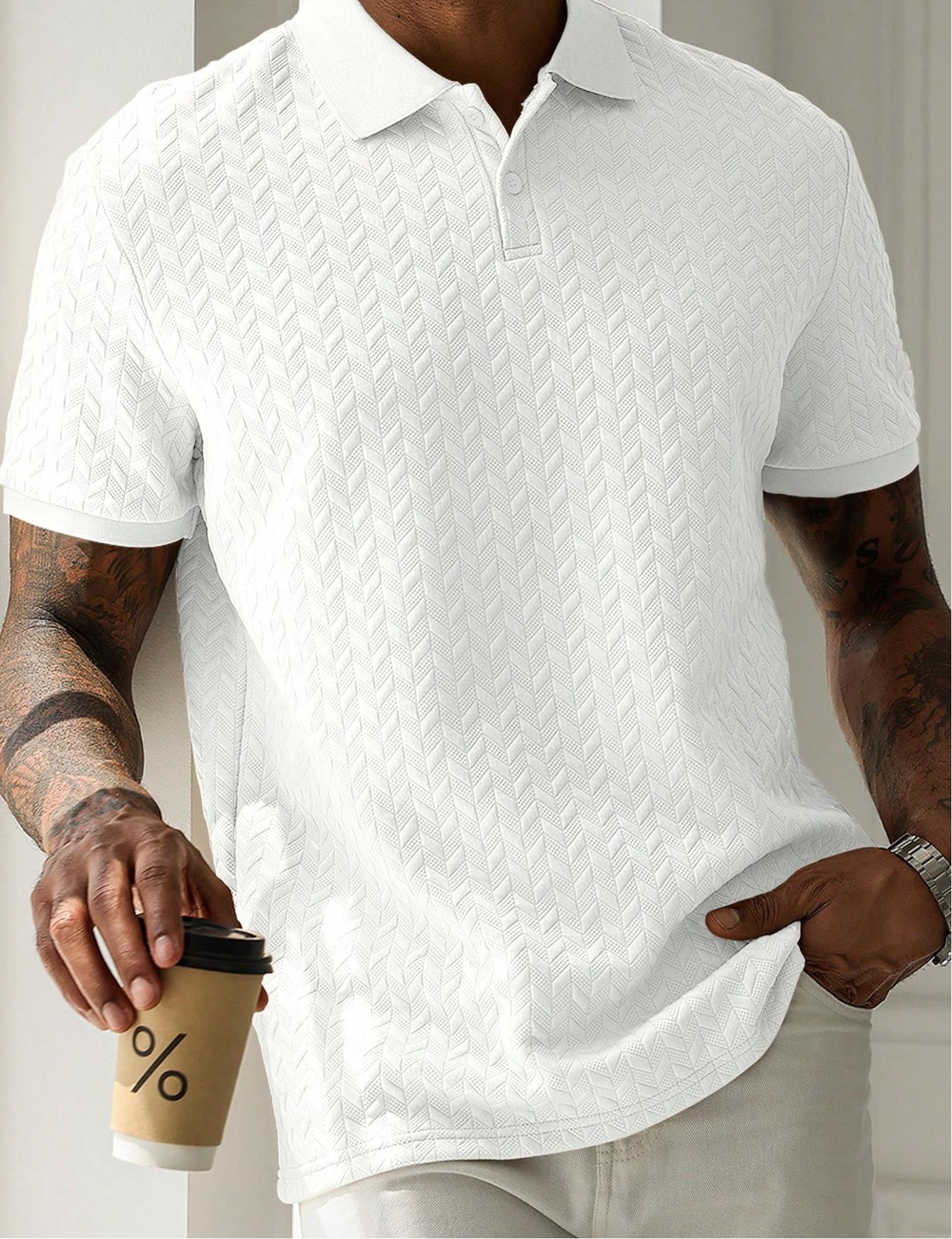 2026 Summer Business Solid Color Short-Sleeve Polo Shirt