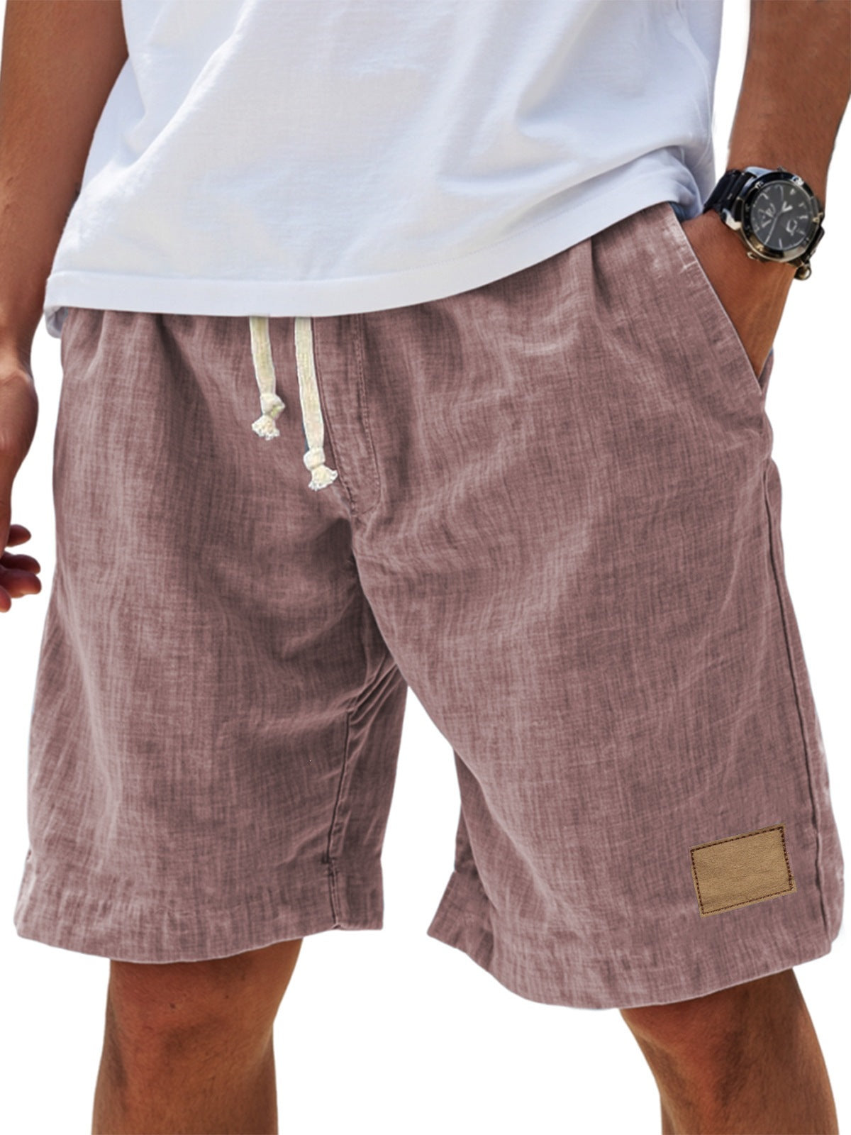 Casual and trendy men's drawstring shorts