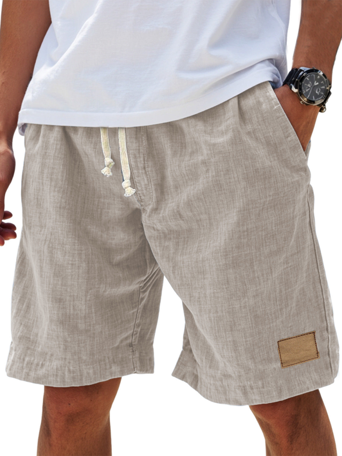 Casual and trendy men's drawstring shorts