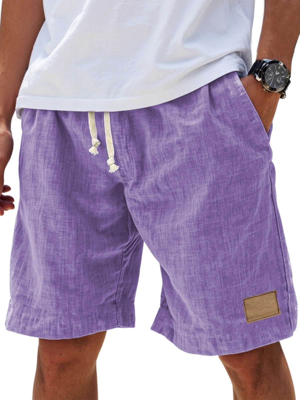 Casual and trendy men's drawstring shorts