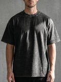 Pure cotton retro short-sleeved T-shirt